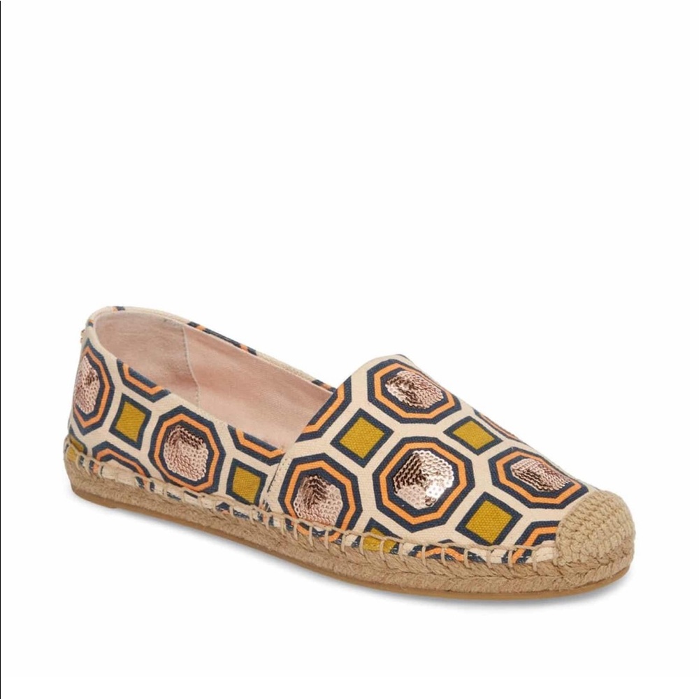 🔥TORY BURCH Cecily Sequin Embellished Espadrille.